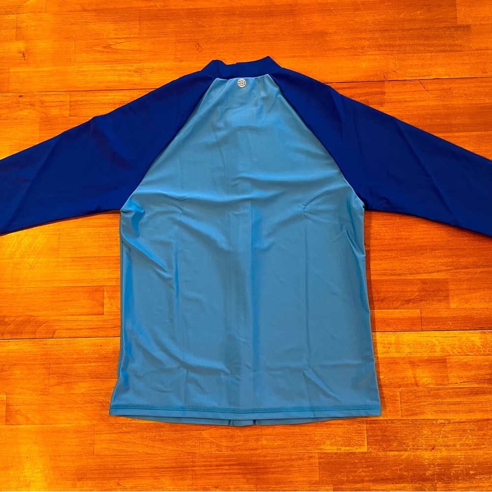 ADIDAS Kid’s Long Sleeve Zip-Up Rashguard - Picture 5 of 7